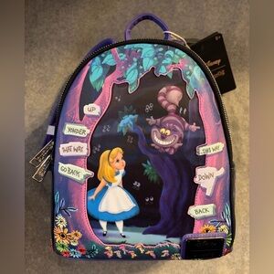 Loungefly Alice in Wonderland Cheshire Cat Mini Backpack